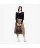 Lacoste Women'S Wool Pleated Midi Skirt Jf427E-55N Dpc