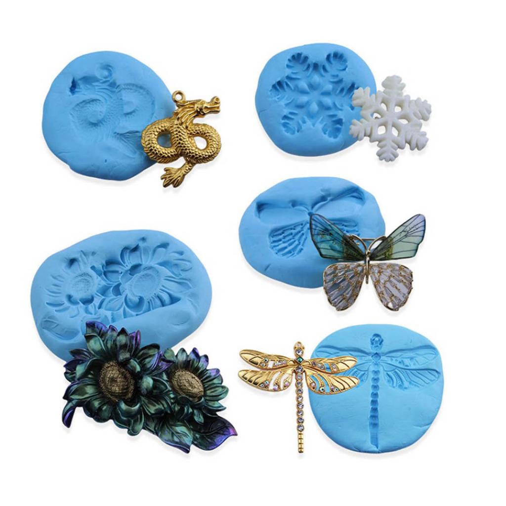 Silikongummi 1:1 Silikon Gummi Støpeform Lagingssett Modelleringsleire Non-Stick Belegg for Støping Resin DIY Støpeformer