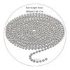 Chaîne de Store Robuste Rideau de Perles Cordelette de Traction Perles Métalliques Cordon Accessoires de Quincaillerie pour Rideaux Fenêtre Durable