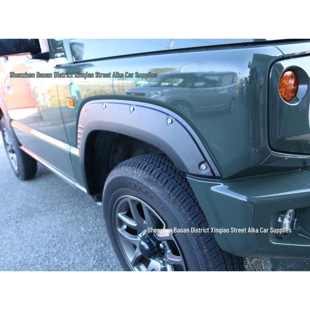 Black Leather Texture Wheel Arch for Suzuki Jimny JB64W (2019-2024)