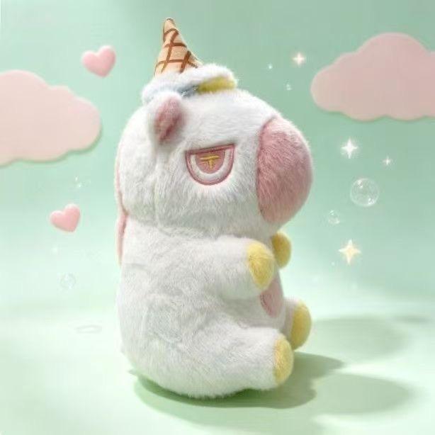 Lulu's Adorable Fluffy Unicorn Plush Doll Gift