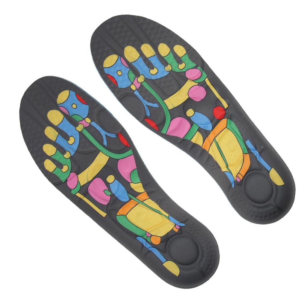 Breathable Insole Sweat Absorbent Odor Resistant Cuttable Shoe Inserts for Men Women