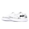 Li Ning Floating Boat Easy, Ink Dyed, Graffiti Abrasion Resistant Slip Resistant Low top Skateboard Shoes Men's AGCS419-1(Team1993-)