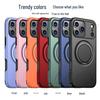 iPhone 17 Pro Max Magnetic Phone Case with Rotating Stand for Apple 16 Pro, Protective Cover for 15 Series