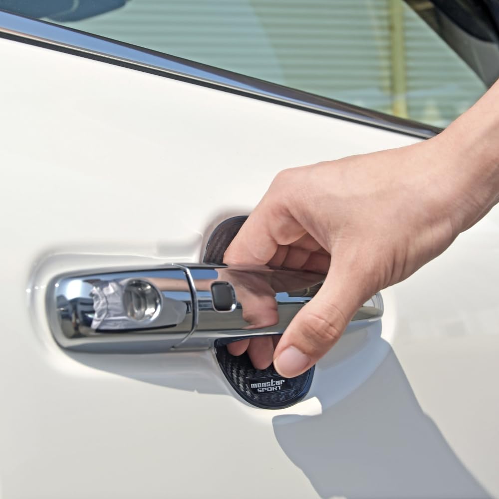 MONSTER SPORT Door Handle Protectors for Honda Frontier Solio and Wagon R Set of Door Handle Made In [WDB3S/WEB3S], [MA27S], [MH35S], 4,