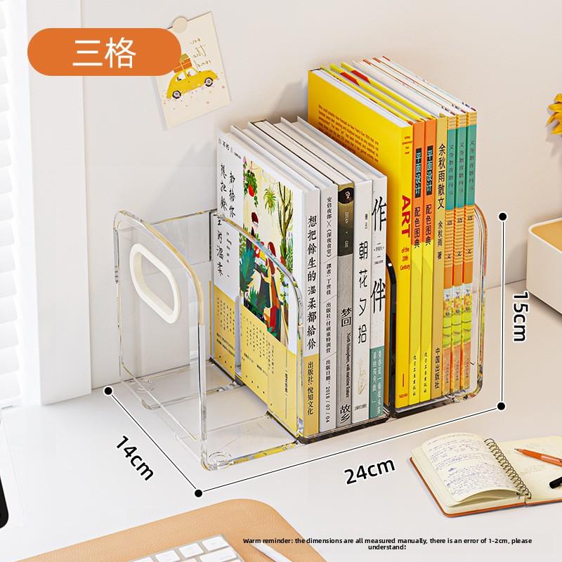 Desktop Storage Box, Bookshelf On Desk, Office Book Storage Rack, Student Study Table, Stationery Compartment, Pen Holder