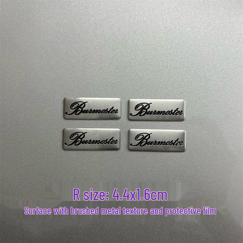 Dekorative Metallaufkleber für Auto-Audio-Lautsprecher von Bose, Harman Kardon, JBL.