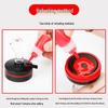 10x10ml Red Photosensitive Ink Bottles - Quick-Drying, Free Shipping Included, Ideal for Stamps and Ink Pads.