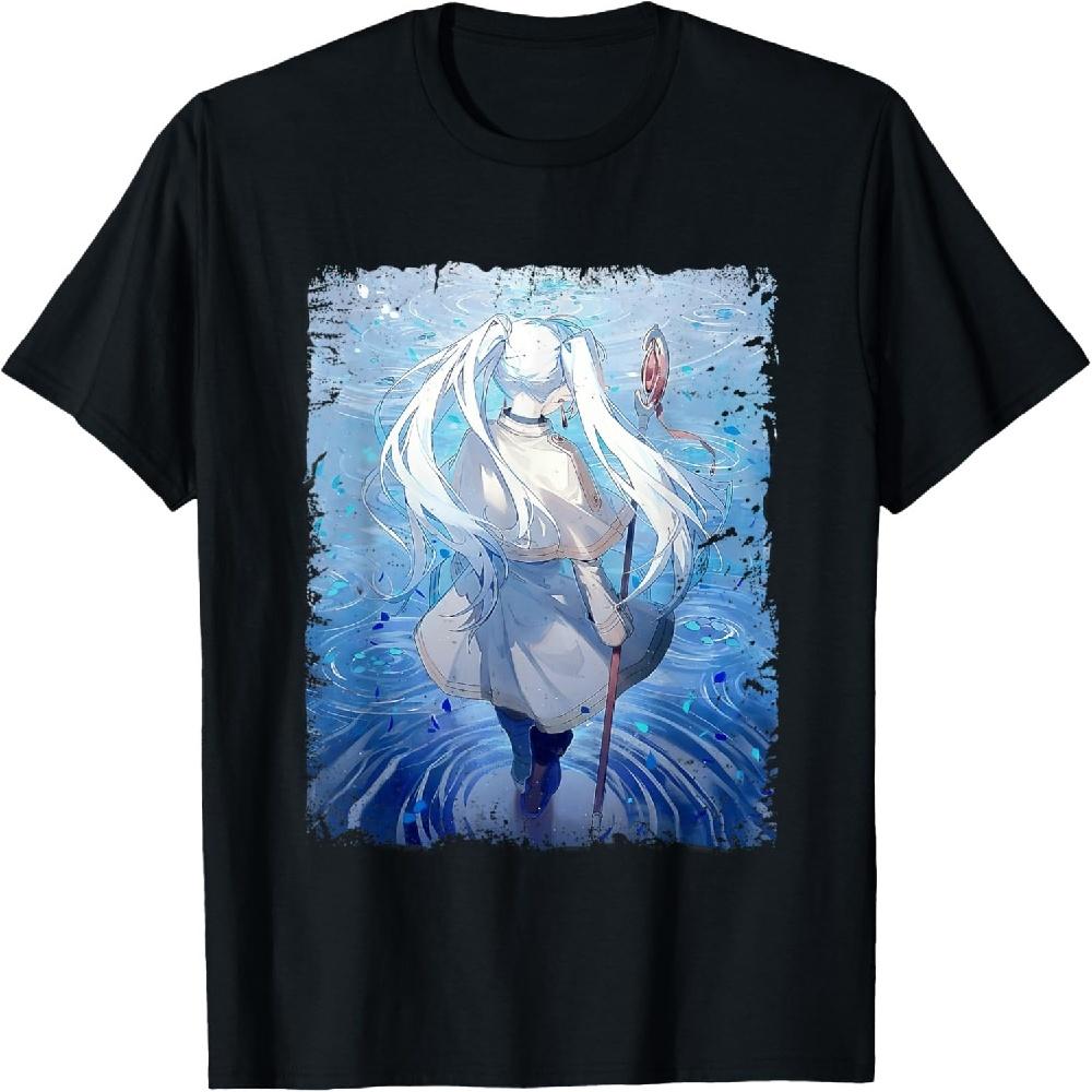 

Frieren Name Shirt Anime Manga Video Game Men Women T-Shirt XXXXXL чорний