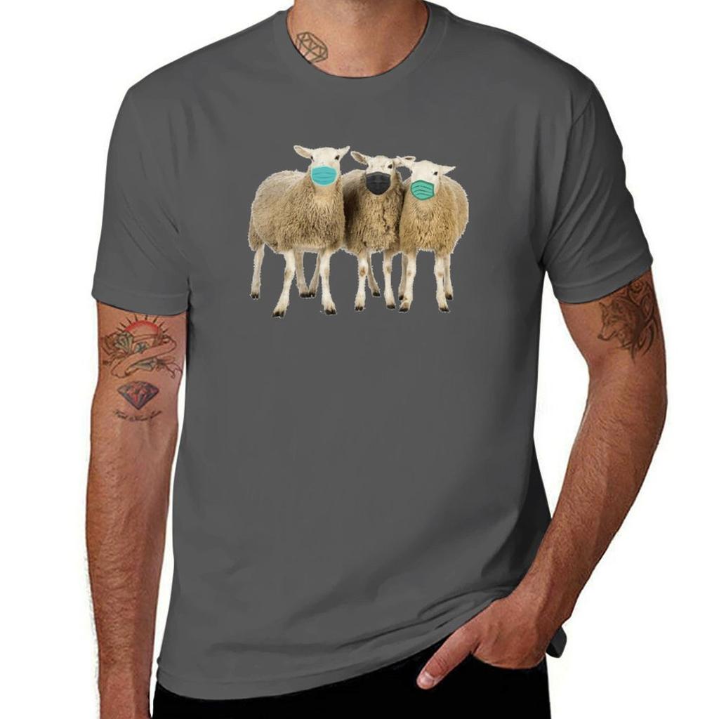 Masked Sheep Tshirt Work Utility Short Sleeve Shirt Tshirt