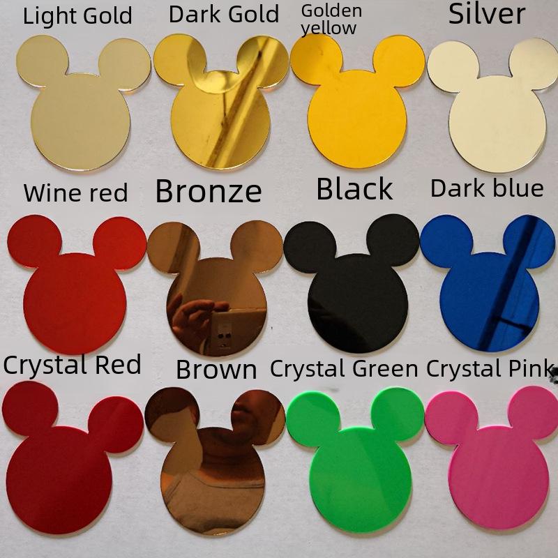 3D Acrylic Mirror Wall Sticker for Bedroom & Living Room Decor