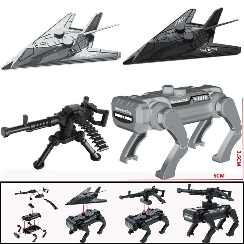 MOC Military Building Block Set Weapons War Army Accessories Soviet Army Characters Cannon Carts Launchers Tents Block Bricks Gift Presents Toy