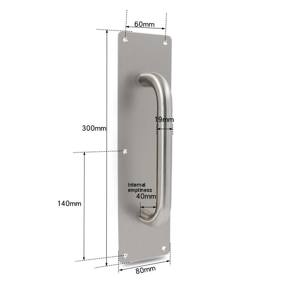 1Pcs Push-pull Board 300*80mm Corner Push-pull Plate