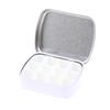 1PCS Small Empty Metal Tin Silver Black Rectangular Flip Storage Box Case Organizer for Money Coin Candy Key Container Jar Cans