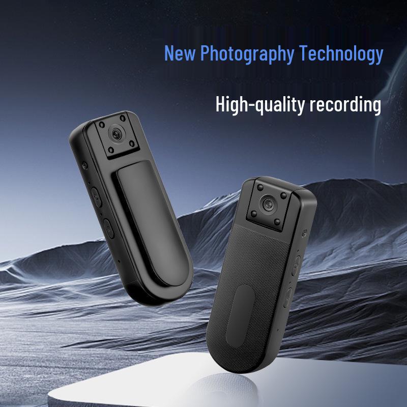 Câmera WiFi com Clipe Traseiro e Gravador de Voz - Redução de Ruído Móvel/Reunião, Vídeo Anti-Vibração para Animais de Estimação/Esportes, Captura de Foto e Áudio.