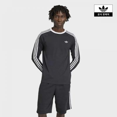 3 STripe Long Sleeve T shirT Ke3546