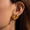 Multiple Styles Fashionable Trendy Exquisite Irregular-shaped Stud Earrings Versatile Jewelry Accessory For Women