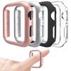 Cover For Apple Watch Case 46mm 42mm 41mm 45mm 44mm 40mm 38mm Accessories PC Protector Bumper iWatch Series 10 9 7 8 6 Se 5 4 3