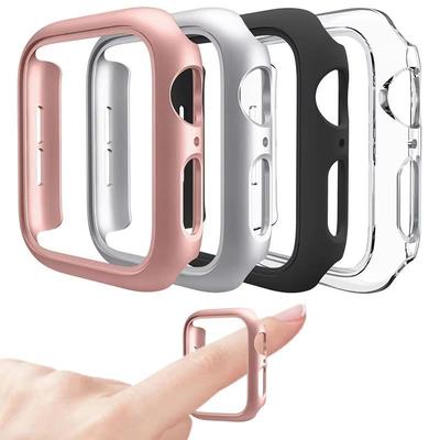 Schutzhülle für Apple Watch Case 46mm 42mm 41mm 45mm 44mm 40mm 38mm Zubehör PC Schutz Stoßfänger iWatch Serie 10 9 7 8 6 se 5 4 3