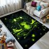 Meditating Frog Print Carpet for Living Room Bedroom Bedside Floor Mat Cloakroom Kids Activity Area Rugs Fast Shipping