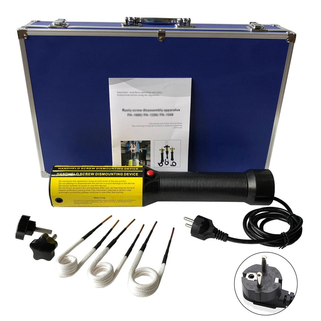 1200W Handheld Magnetic Induction Heater Kit Automotive Flameless Magnetic Induction Heating Machine Car Repairing Tool