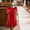 Extra Big X-mas Tree Topper Velvet Bow High-end Extra Large Bow Ornament  Holiday