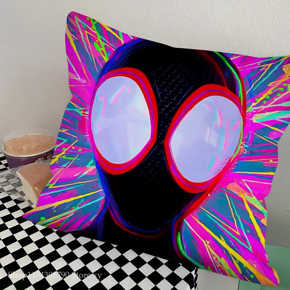 1pc Spidermans Pillow Case Square Bedroom Sofa Leisure Comfort Cushion Car Living Room Home Decoration