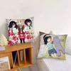 Anime Watamote K-Kuroki T-Tomoko Pillow Case Fashion Square Pillowcase Bedroom Sofa Room Ins Decoration Leisure