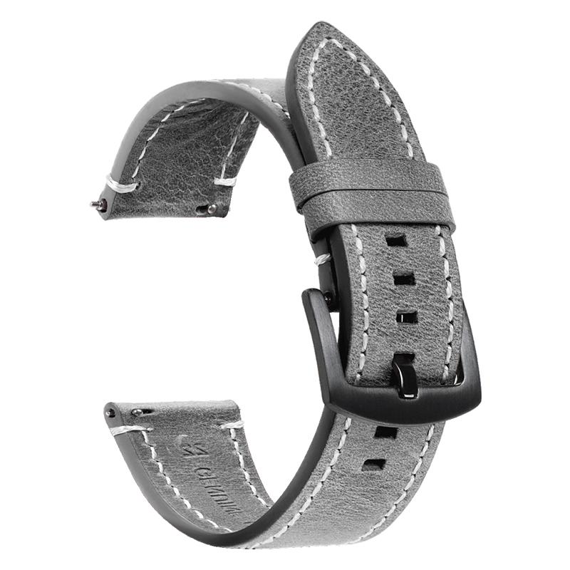 Retro Leder Uhrenarmband 18mm 19mm 20mm 21mm 22mm 24mm Schnellverschluss Armband für Herren Ersatz Uhrenband Uhrenzubehör