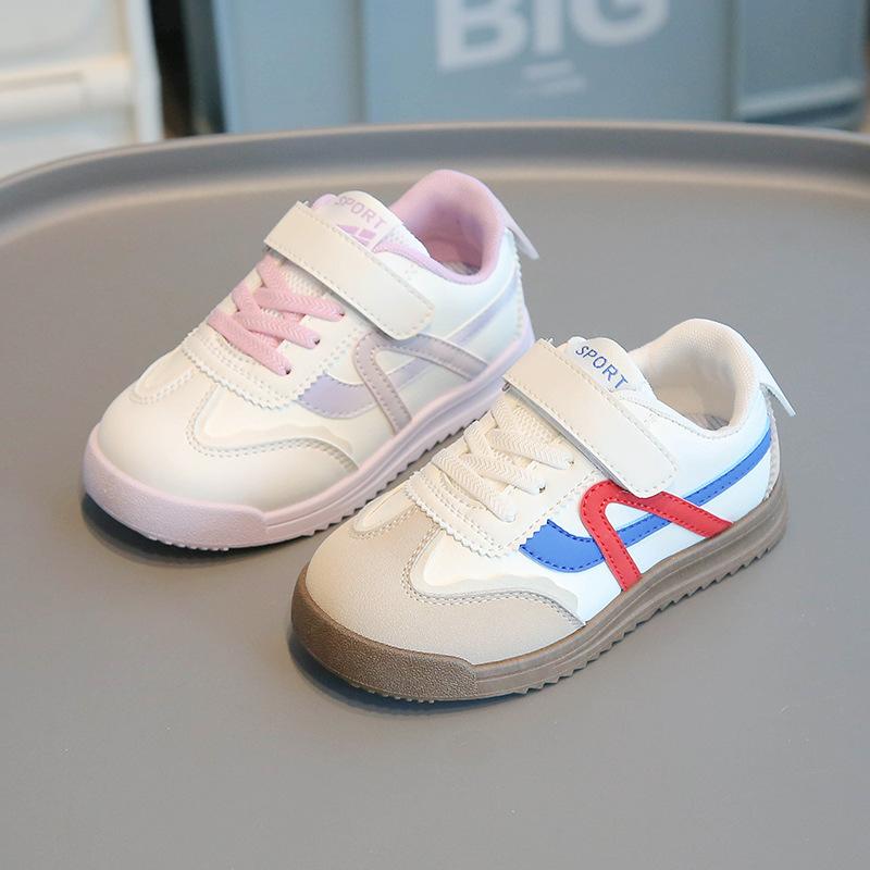 Children's Forrest Gump Shoes 2025 Spring and Autumn Boys' Sports Shoes Casual Board Shoes Girls' Little White Shoes Soft-soled Baby German Traini