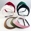 Soft Stretch Velvet Headband Crown Shape Non Slip Retro Style Hair Accessory for Women Girls Kids Home Daily Use and Party Wear