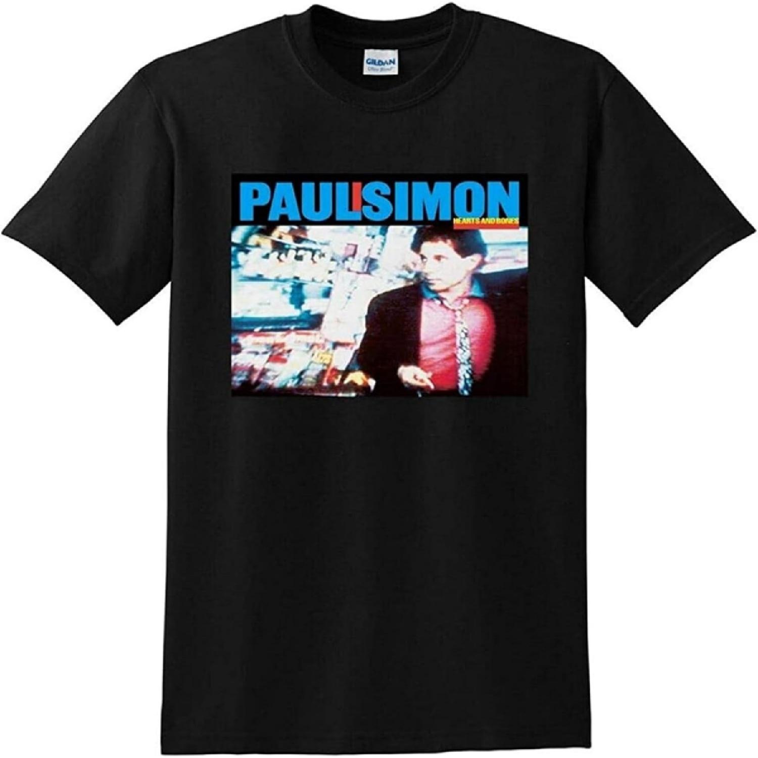 Paul Simon T Shirt Hearts and Bones Vinyl cd Cover Small Medium Large or XL XS S