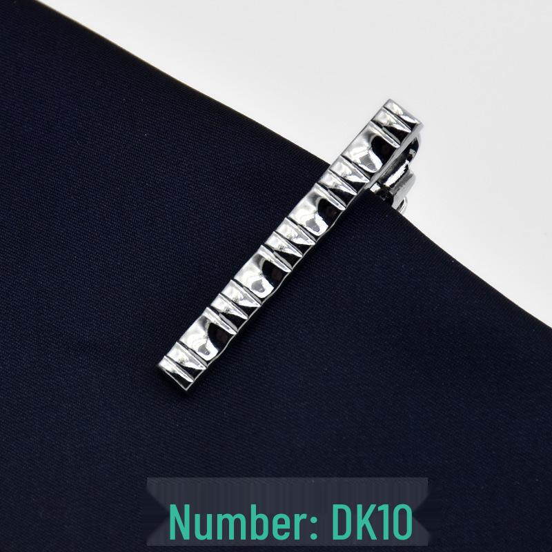 Men's 4cm Korean Style Silver Tie Clip - Suit & Shirt Accessory
