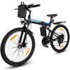 Varun Bicicleta Elétrica M26-3 Adulto Todo Terreno Com Freio a Disco Duplo Pneus Largos 26*4 Polegadas Off-Road Bicicleta Elétrica 48V7.8Ah 500W Bicicleta Elétrica de Montanha