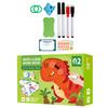 Write Wipe Activity Book Toddler Pen Control Training Book Funny Pen Guide Training Card Book for Children Early Learning
