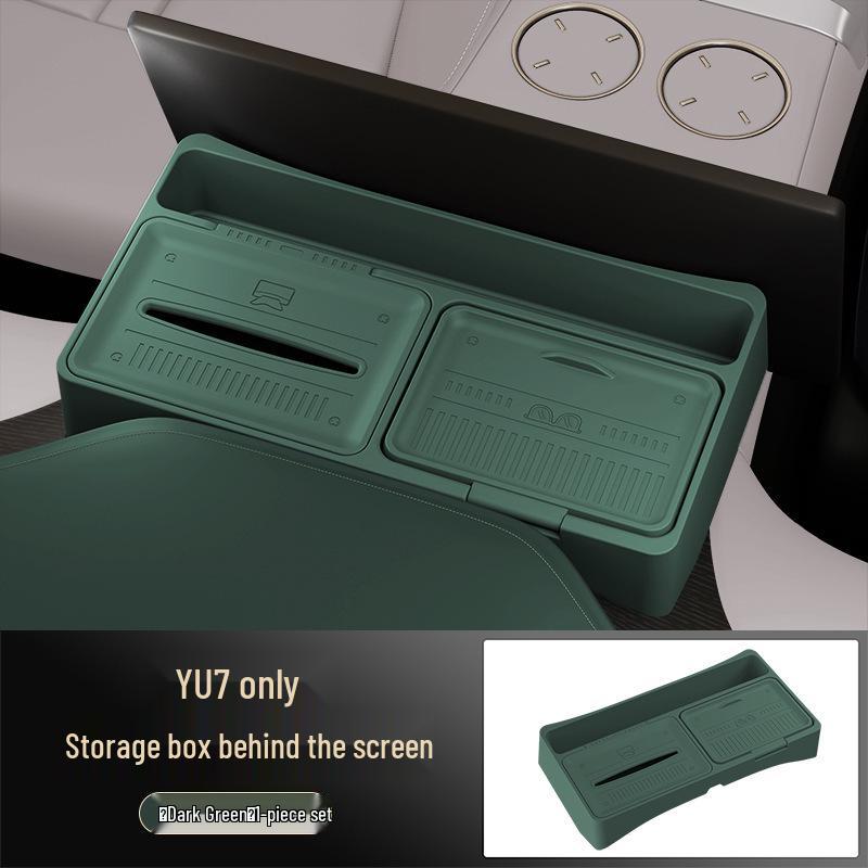 Compatible with YU7 Rear Storage Box, Console Tissue Box, Car Interior & Accessories.