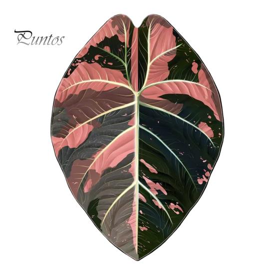 Tropical Plant Refrigerator Magnets 3D Plants Magnet, Acrylic Green Decorative Fridge Home Decor Memo Notes Photo Holder for Kitchen Office