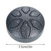 Steel Tongue Drum Portable Rain Drum Hand Pan Drum Percussion Musical Instruments 3 Inch 6 Notes For Yoga Meditation Musical Toy
