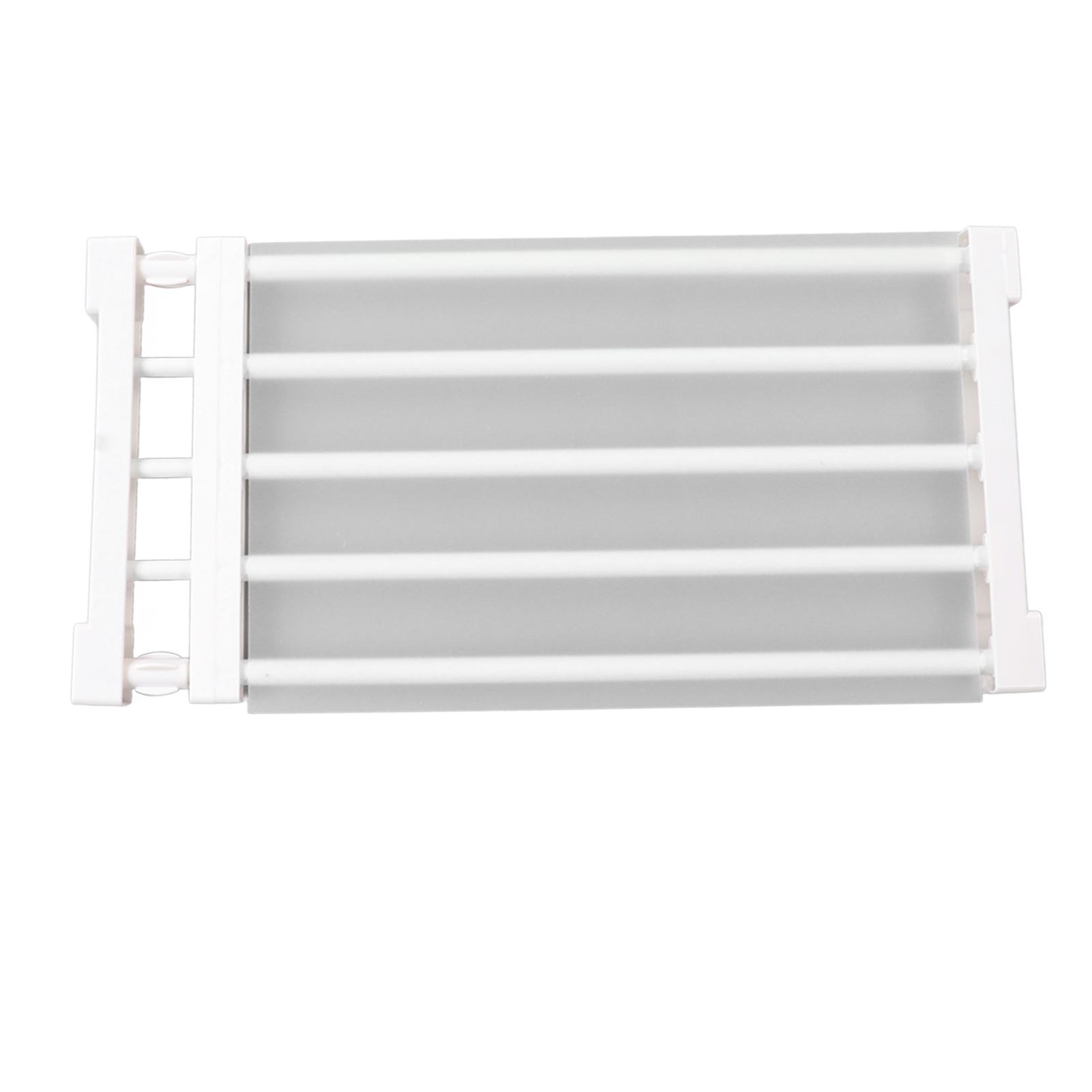 Kledingkast Spanningsplank Uitschuifbaar Nagelvrij Kastverdeler Opbergrek voor Kledingkast 50‑80cm / 19.7‑31.5in Length