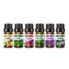 6pcs Essential Oil Set 10ml pure natural aromatherapy essential oil Lemon Mint Rose Tea Tree Lavender Jasmine diffusing Candle.