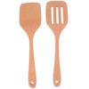 2Pcs Wooden Spatula Set Environmentally NoStick High Temperature Resistant Flat Spatula for Home