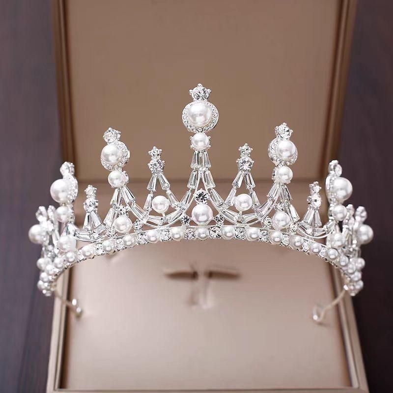 

Bride s Crown Baroque Headwear Super Ethereal Luxury Wedding Dress Wedding Gown Princess Birthday Hair Band Crown Hair Accessory