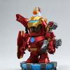 Cartoon Iron Capybara Hero Magnetic Mecha Armor Spider Man Capybara Doll Hand Made Creative Toy Collectible Action Figure Gift