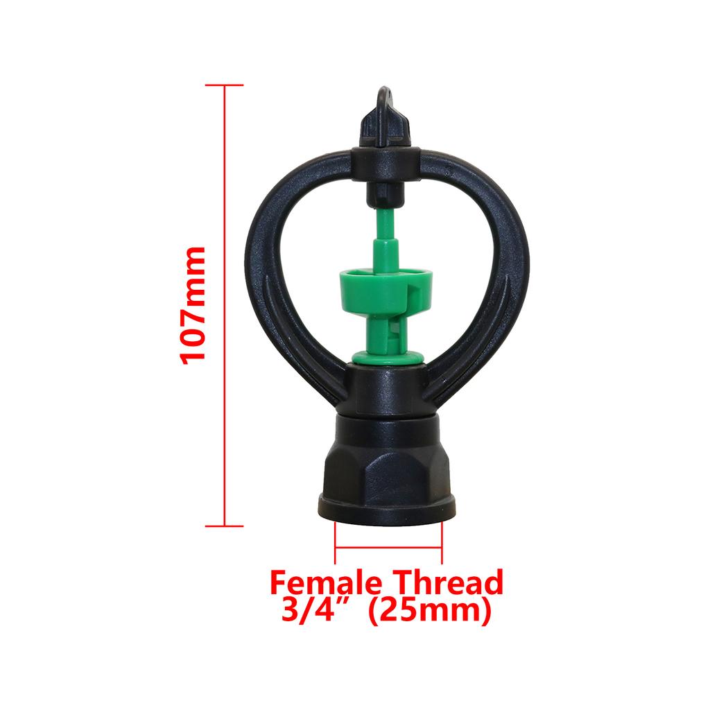 Butterfly Rotary Nozzle 360° Rainy Sprinkler Garden Agriculture Irrigation Lawn Flower Bed Vegetable Watering Micro Sprinkler