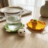 Heat Resistant Knitted Cup Mat Funny Insulation Pad Tableware Animal Drink Coaster  Desk Decor