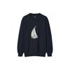 JW Anderson Collaboration Printed Loose Long Sleeve Sweatshirt Men Sweatshirt Black 449456-09