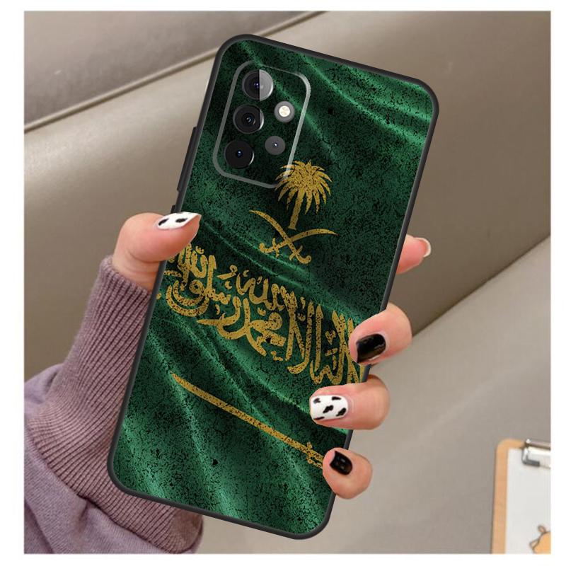 Flagge des Königreichs Saudi-Arabien für Samsung Galaxy A53 A33 A23 A13 A14 A24 A34 A54 A52 A32 A22 A12 A51 A71 A25 A15 Hülle