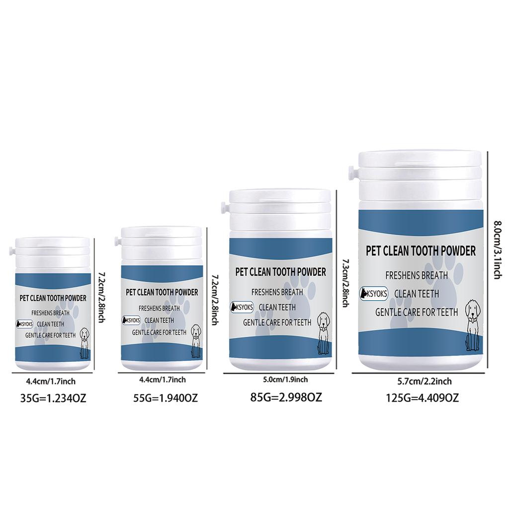 Pet tooth powder can protect dental health, thoroughly clean teeth, and improve oral health