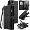 For Samsung Galaxy A55 A35 A25 5G (2026) Wallet Case, Durable PU Leather Magnetic Flip Strap Wristlet Zipper Card Holder Cover