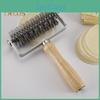 Pizza Steel Dough Lattice Stainless Roller Cutter With Wooden Handle Grid Pattern Maker For Biscuits Cookies Pies Cakes